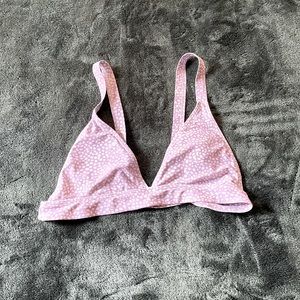 SheIn Triangle Purple Bikini Top Size M